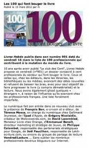 livre hebdo