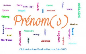 Club de lecture Juin 2015