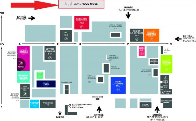 plan salon du livre