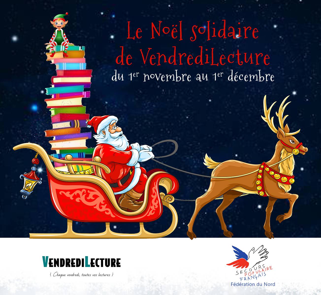 Noel Solidaire Avec Le Secours Populaire Francais Vendredilecture