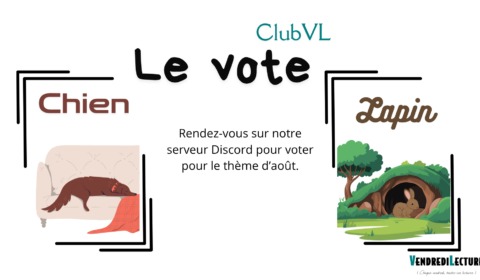 Club de lecture – Août 2026 – Vote du mois